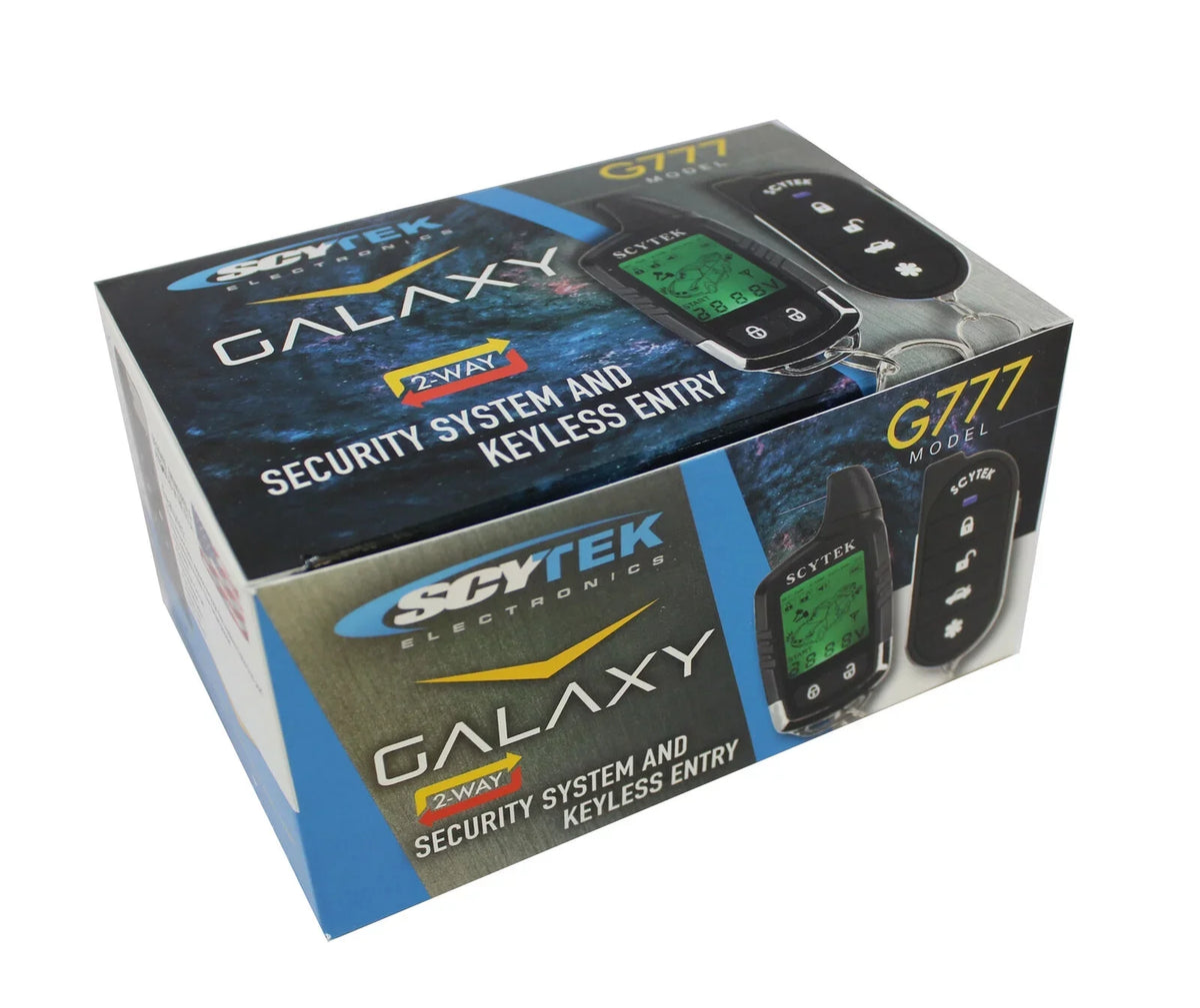 SizecyTek Galaxy G777 V2 2 Way Car Alarm Anti Theft Sizeecurity Sizeystem Keyless Entry