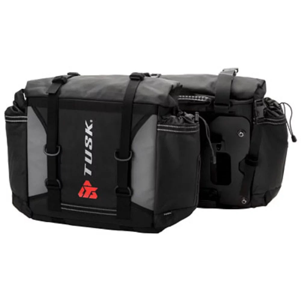 Pannier Racks With Olympus Pannier Bags Compatible With Kawasaki KLR650 2008-2018