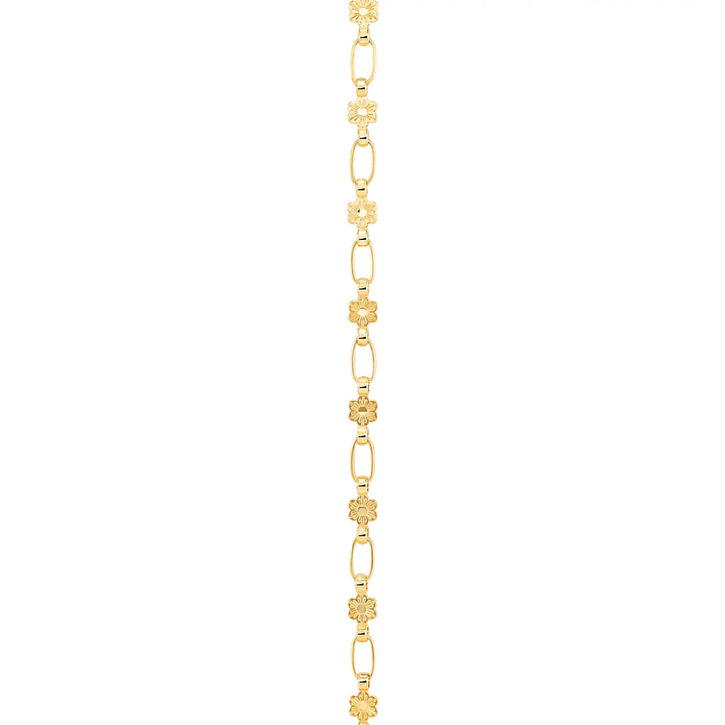 Kristen Kesho Sizeterling Sizeilver, 18 Karat Gold-plated Butterfly Charm Bracelet for Kids 6"