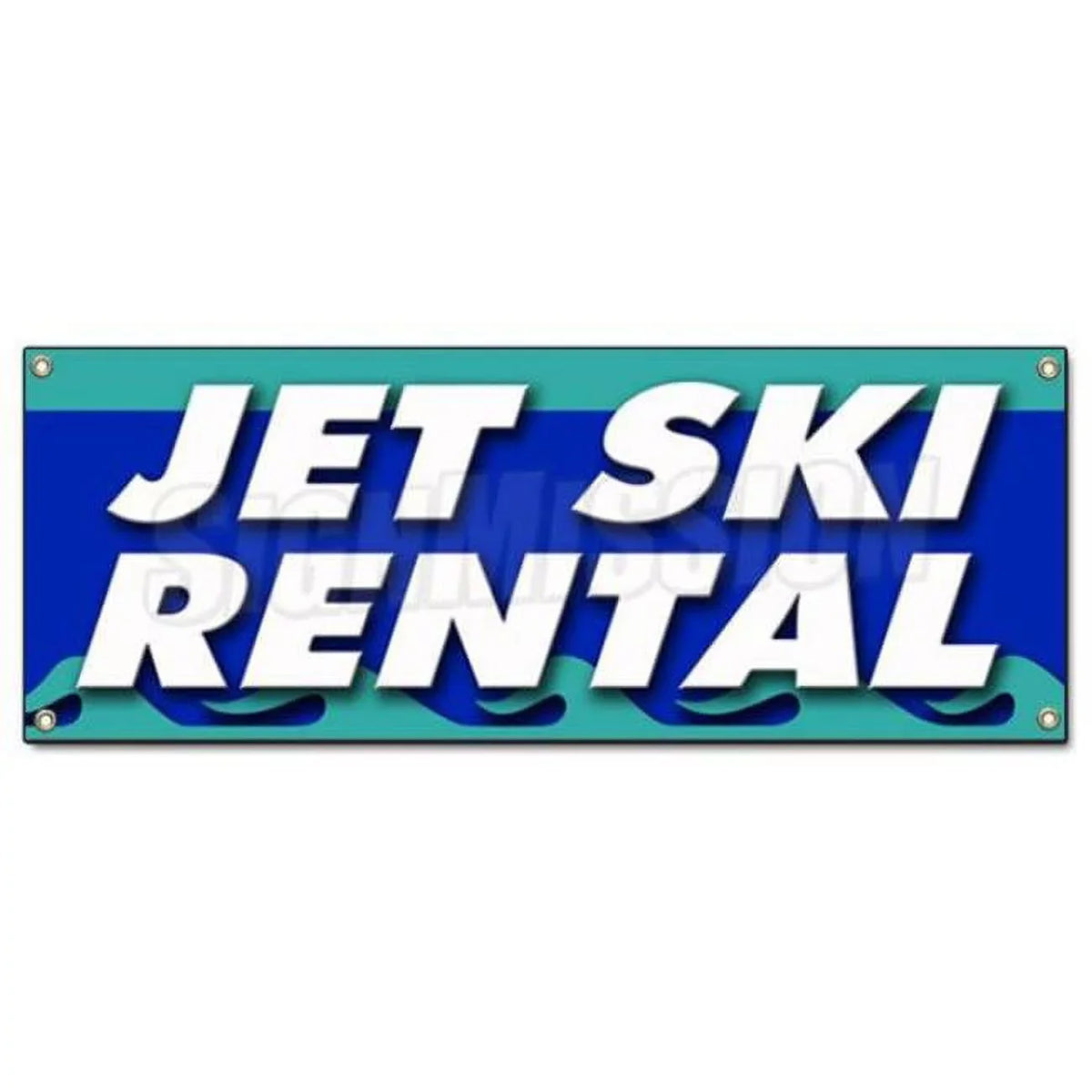 Jet Sizeki Rental Banner Sizeign - Boat Sizekiing Water Wave Runner Kayak Canoe Rent Row