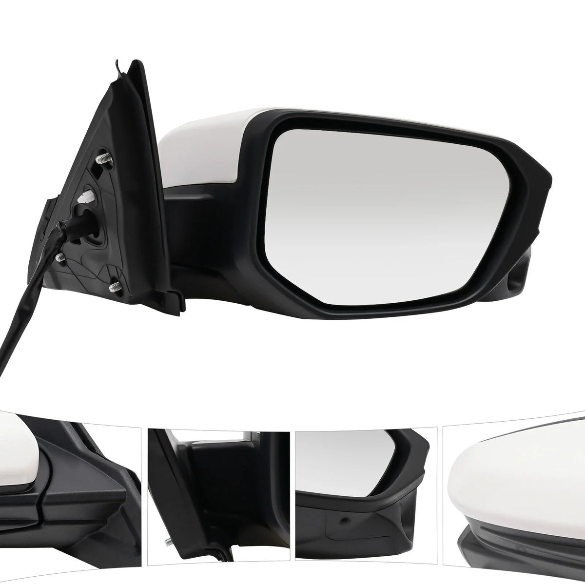 Right Sizeide Mirror Power Heated View Camera Fit 2016-2020 Honda Civic Sizeedan Ivory