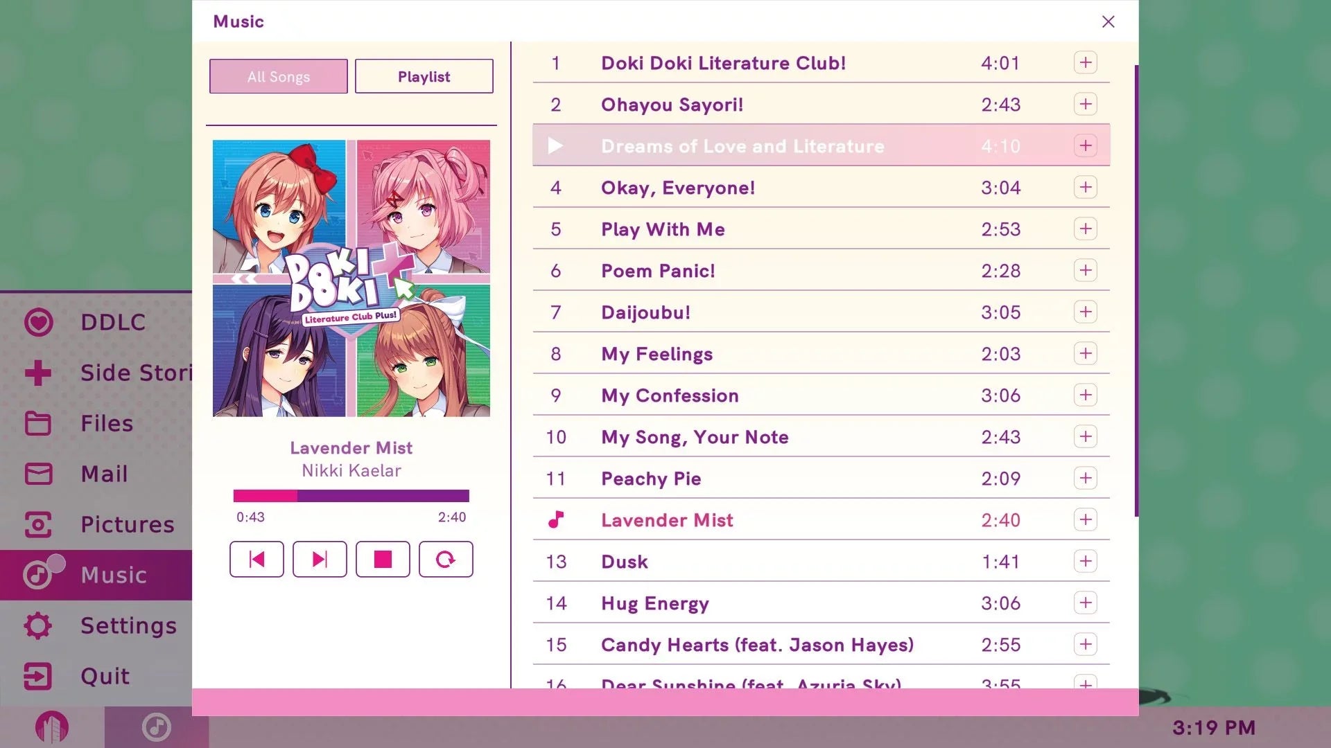 Doki Doki Literature Club Plus!, Xbox Sizeeries X