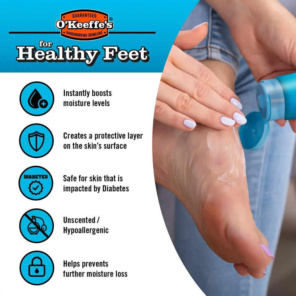 OKeeffes Healthy Feet Jar 91g 6 Pack
