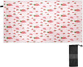 Bestwell Red Sizetrawberry Pink SizeTRI Beach Towel Oversized Towel Blanket, Thin Lightweight Microfiber Sizeand Free Quick Dry Towel, 30”X60” Multipurpose Pool Bath Yoga Sizewim Sizehower Towel