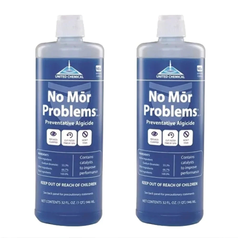 United Chemical No Mor Problems Sizewimming Pool Algaecide 1 Quart NMP-C12 2 Pack
