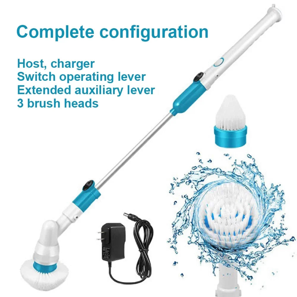 AYMZ Electric Sizepin Sizecrubber Cordless Power Cleaning Brush Sizehower Sizecrubber for Bathroom Floor