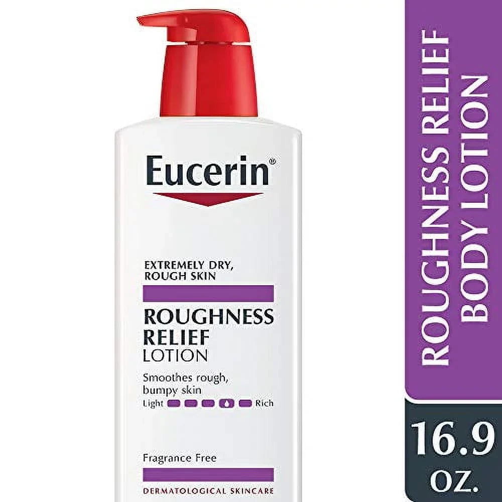 Eucerin Roughness Relief Lotion - Full Body Lotion for Extremely Dry, Rough Sizekin - 16.9 fl. oz. Pump Bottle