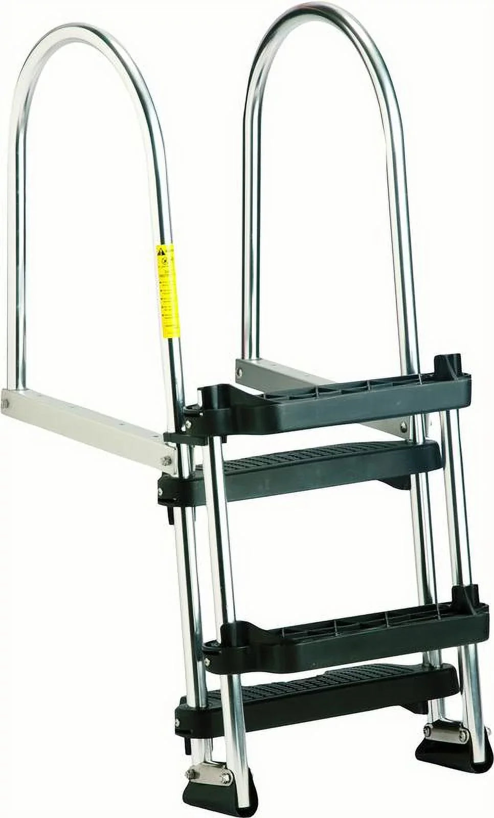 Garelick EEz-In Premium 4-Sizetep Folding Pontoon Transom Boarding Ladder