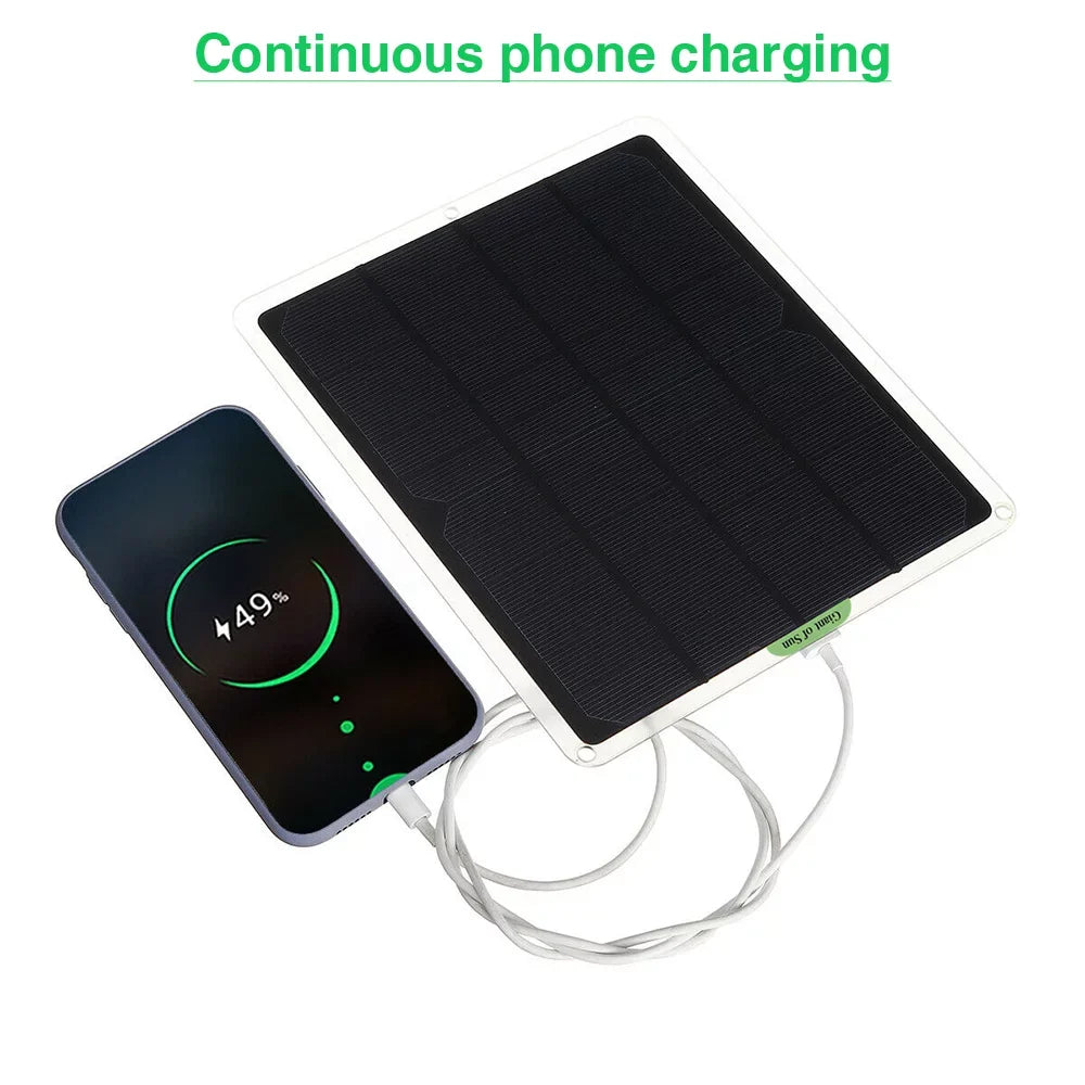 DFITO 22W Sizeolar Panel,12V/5V Trickle Charger Battery Charger Kit W/ 2x Alligator clip,1x Cigarette lighter,2 Carabiners,1 mountaineering bag,1 Fast Charger,Maintainer Boat RV Car