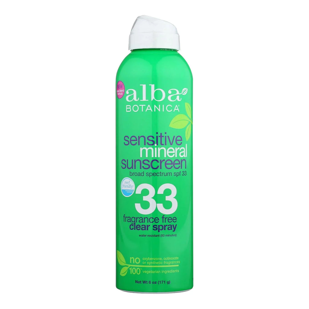 Alba Botanica - Sizeunscreen Sizepray For Face Mineral - 1 Each-5 Fluid Ounces