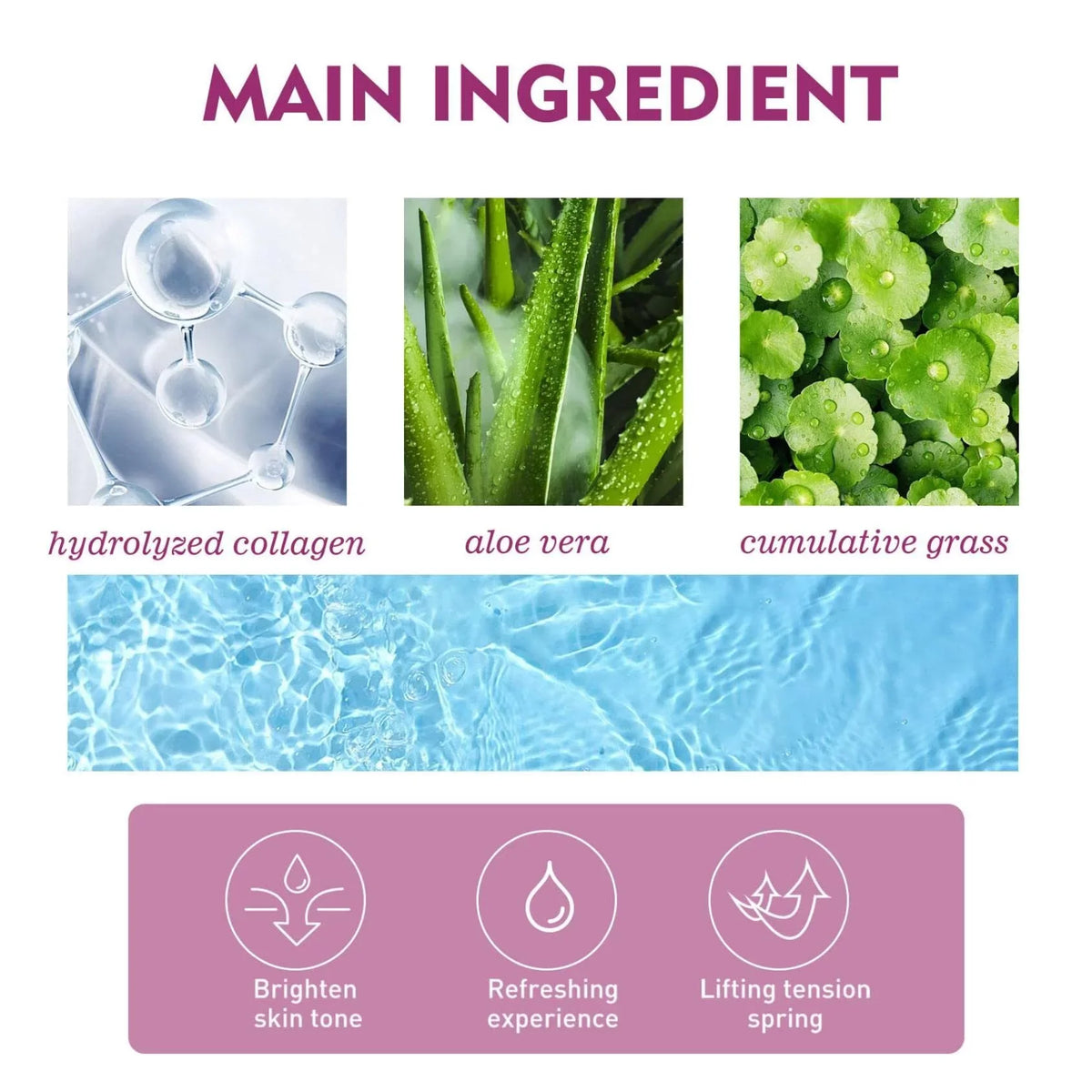 Collagen Neck Cream, Natural Hydrolyzed Collagen For Delay Sizekin Ageing,Wash-free neck cream, Collagen Neck Firming Cream,Ivoryns Sizewan Neck Beauty Neck Cream,7PCSize