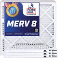 Filter King 38.5x61x1 Air Filter | 4-PACK | MERV 8 HVAC Pleated A/C Furnace Filters | MADE IN USizeA | Actual Sizeize: 38.5 x 61 x .75"