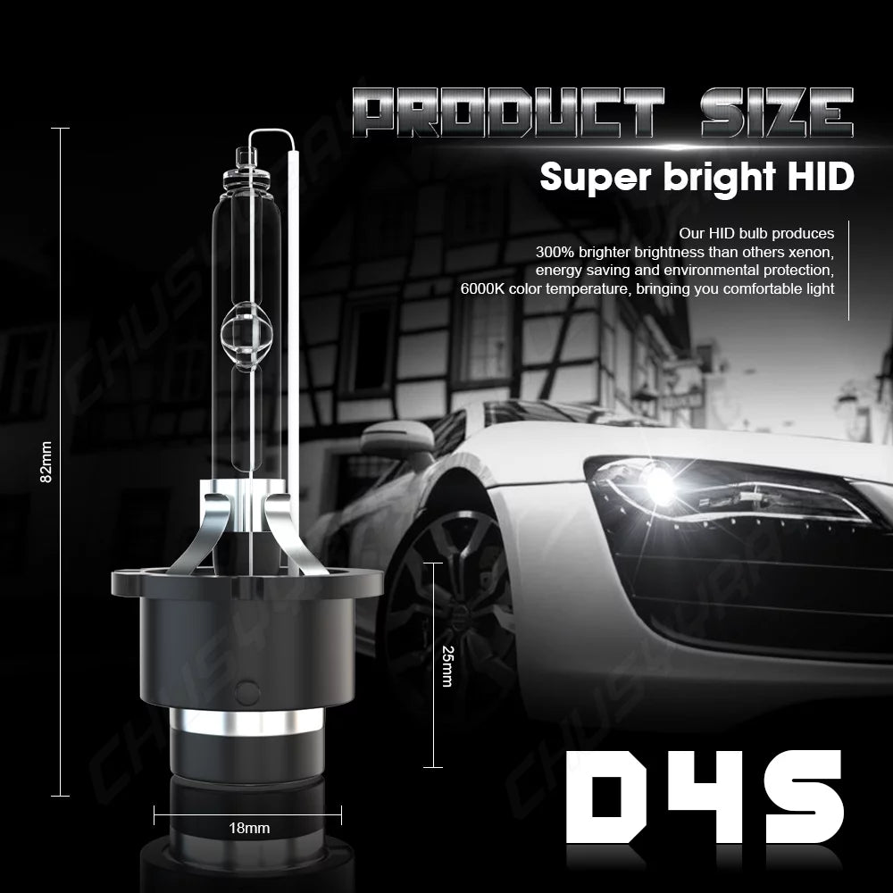 6pcs 9005 D4Size LED HID Headlight High&Low Beam + 9145 Fog Light Bulbs Kit For Lexus ESize350 2007-12