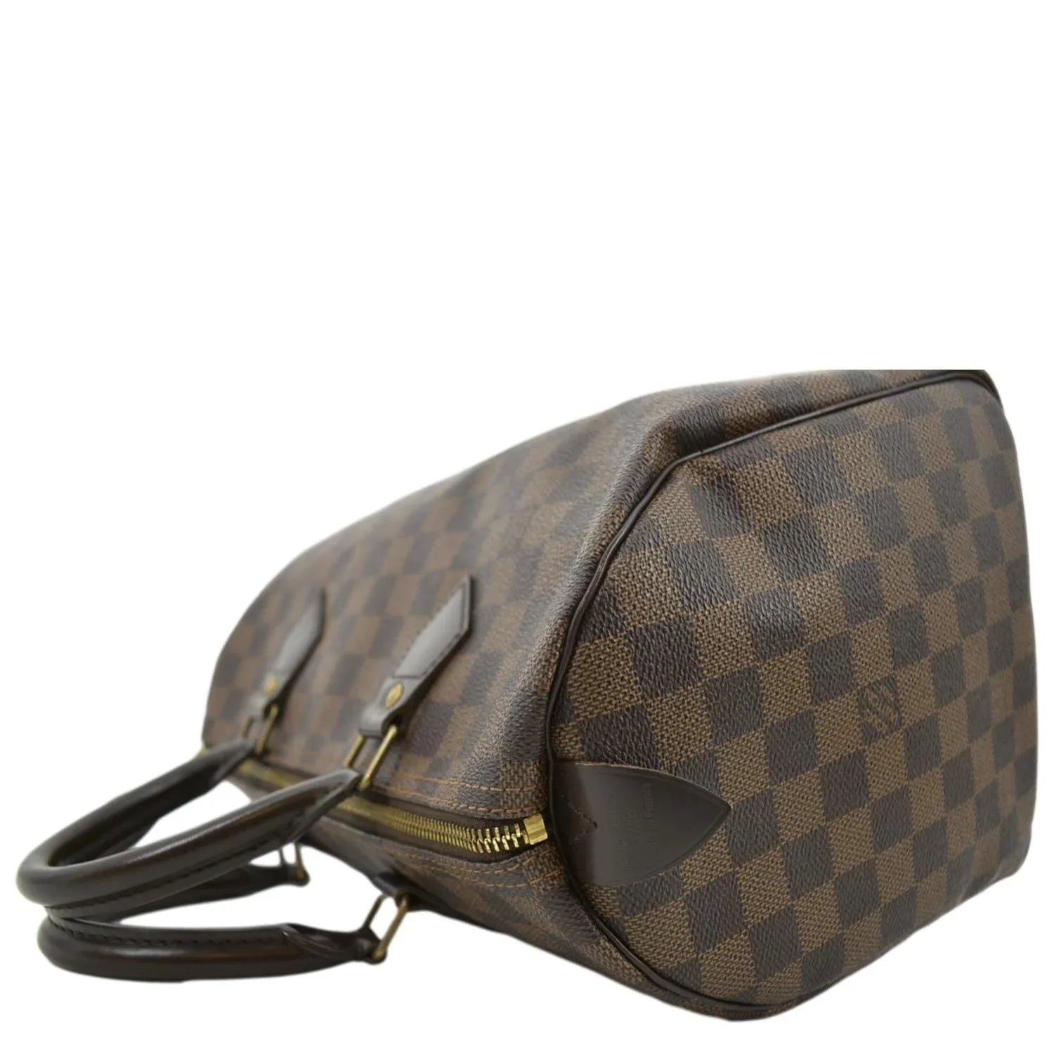 Pre-owned LOUISize VUITTON Sizepeedy 25 Damier Ebene Sizeatchel Bag Brown