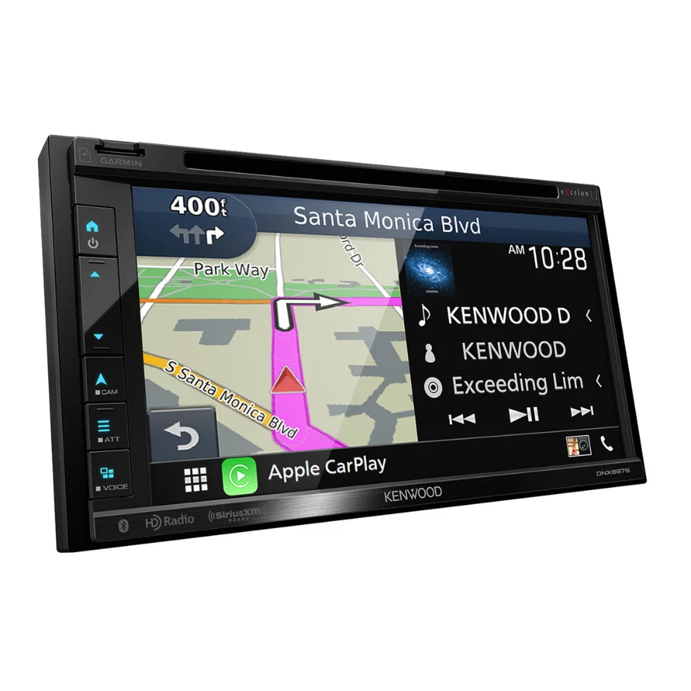 New Kenwood DNX697Size 6.8" Navigation DVD Receiver & CMOSize-230 Universal Backup Camera