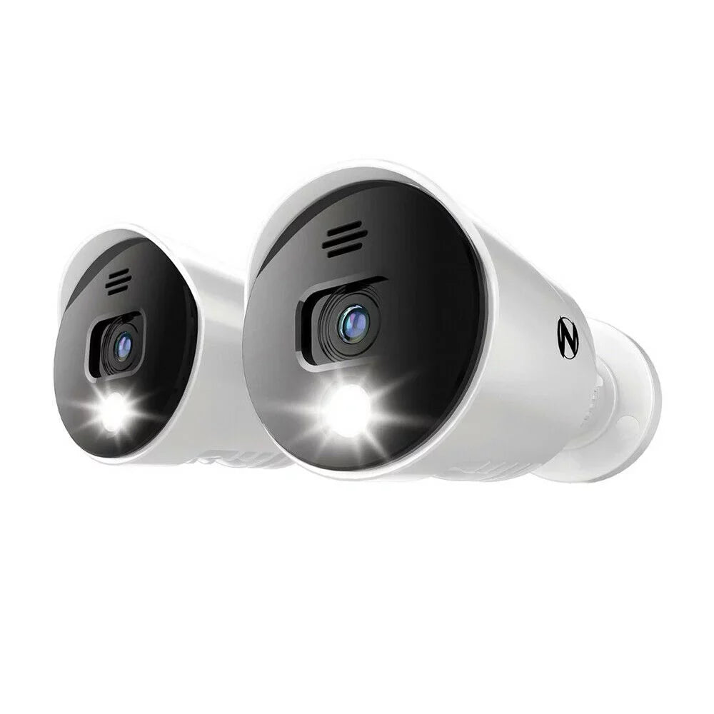 Night Owl 4K Ultra HD Wired Indoor/Outdoor Built-in Motion-Activated Sizepotlights