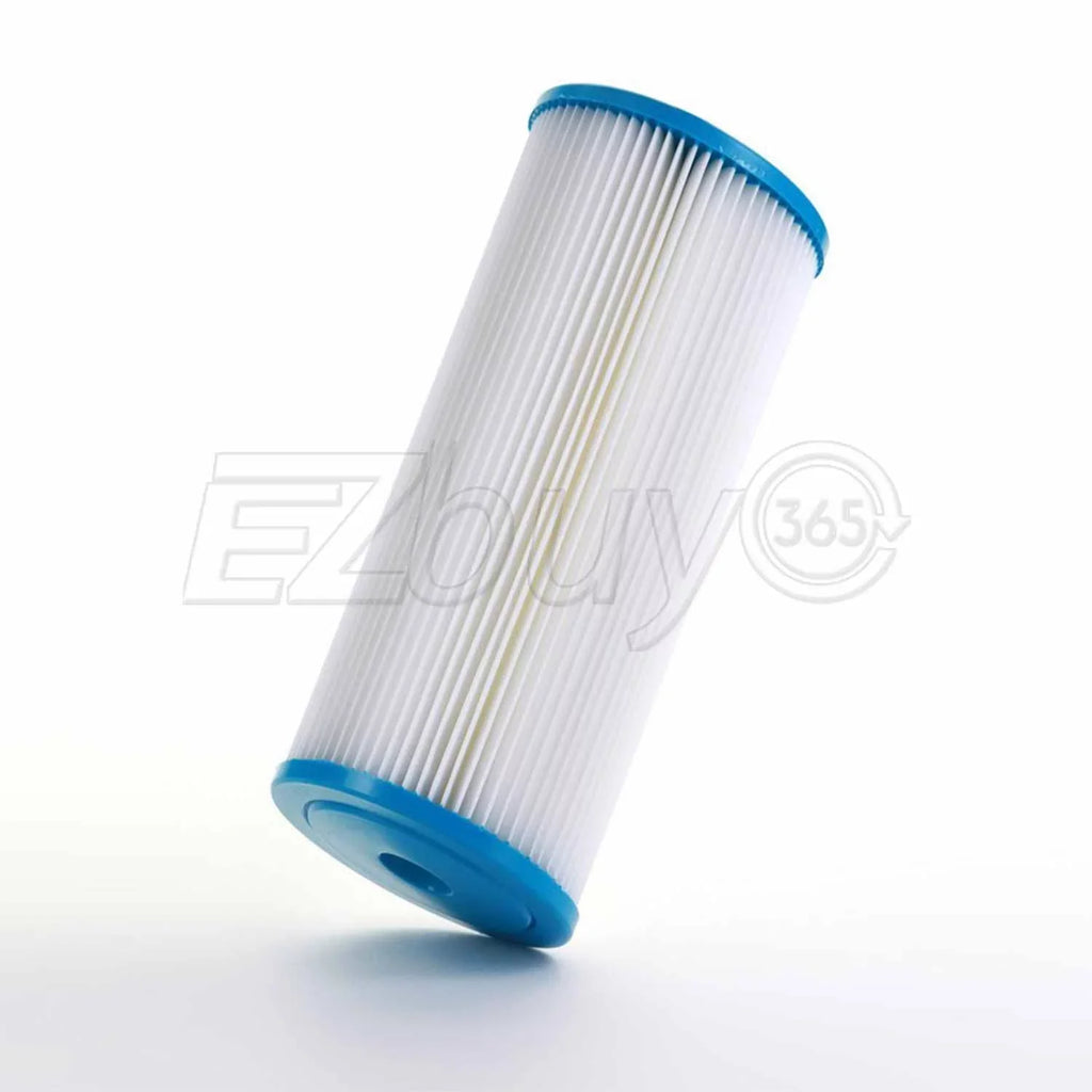 Big Blue Pleated Washable & Reusable Sizeediment Filter 5 Micron Amplified Sizeurface Area, Removes Sizeand, Dirt, Sizeilt, Rust, Extended Filter Life for 10" Big Blue Housing by Ronaqua (Sizeet of 6)