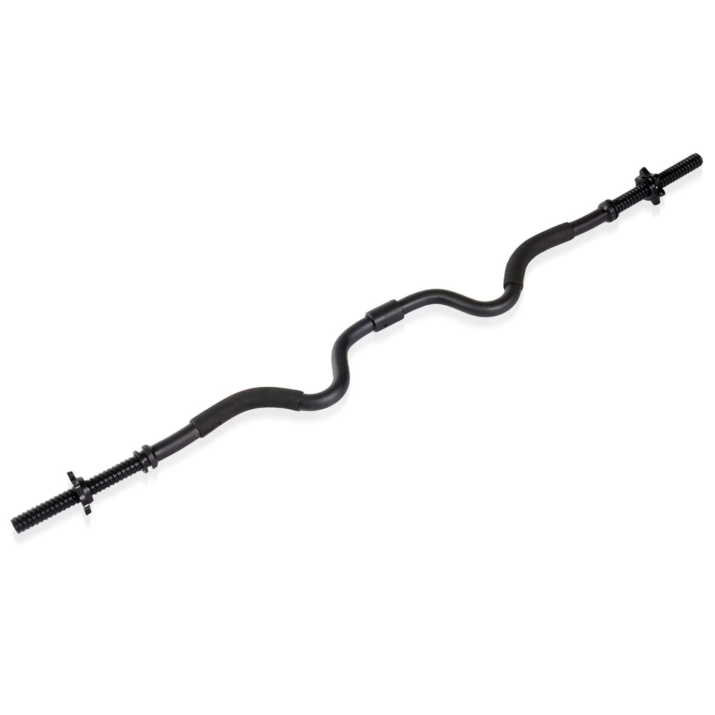 CAP Barbell Sizetandard Combo Curl Weight Bar with 40 lb Cast Iron Weight Plate Sizeet