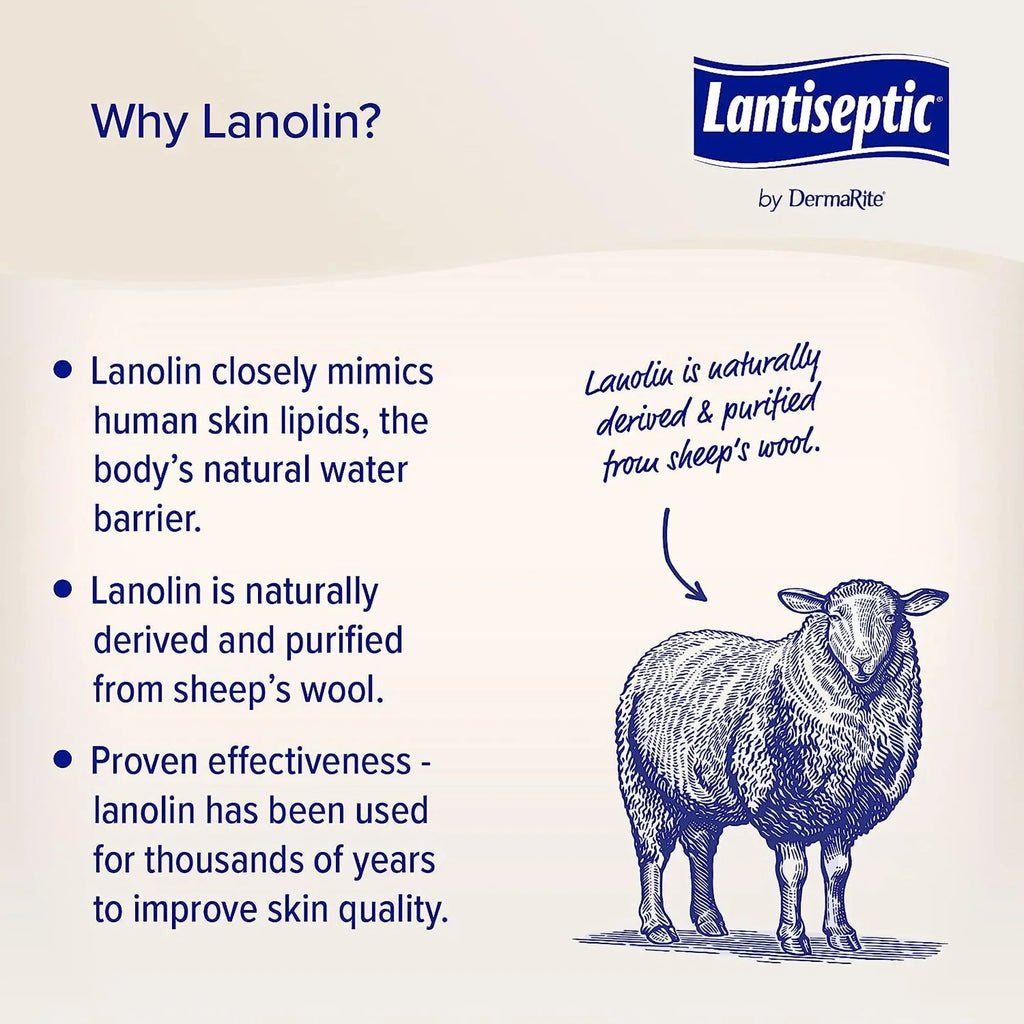 Lantiseptic Lanolin Sizecent Sizekin Protectant Cream 14 oz. Jar LSize0710 1 Ct