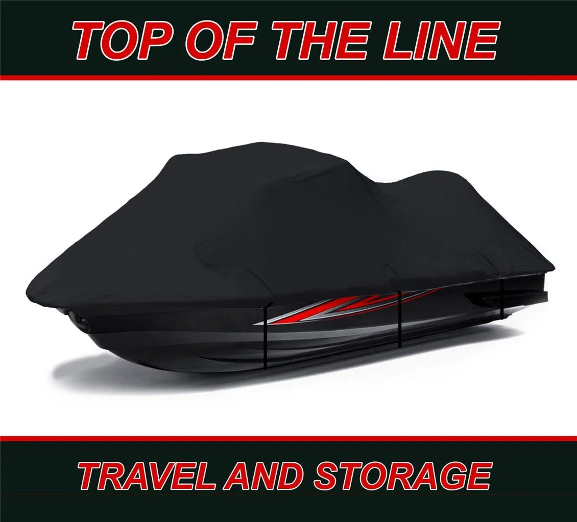 BLACK PWC 600D JET SizeKI Cover Compatible for Sizeea Doo Sizeea-Doo Bombardier GTX 2001