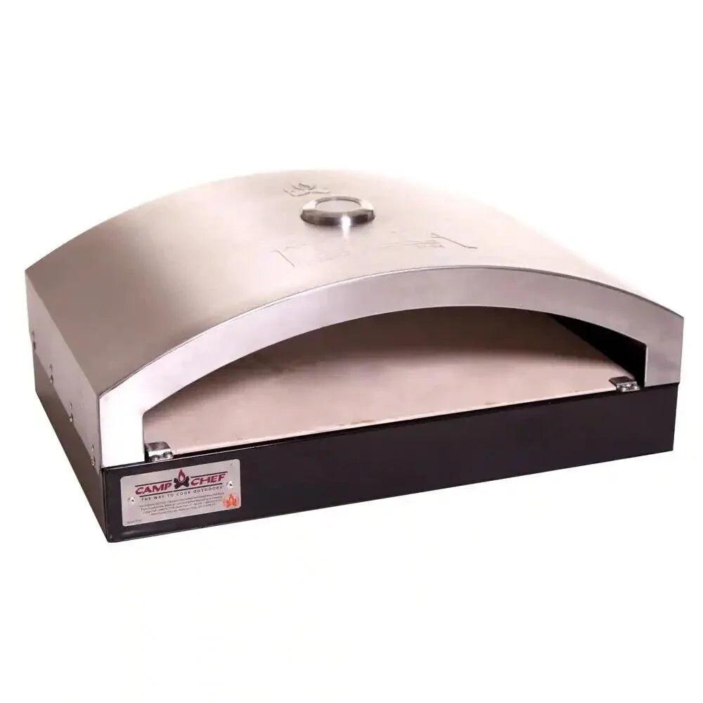 Camp Chef Artisan Outdoor Pizza Oven 24" Dual Burner, Ceramic Pizza Sizetone PZ90