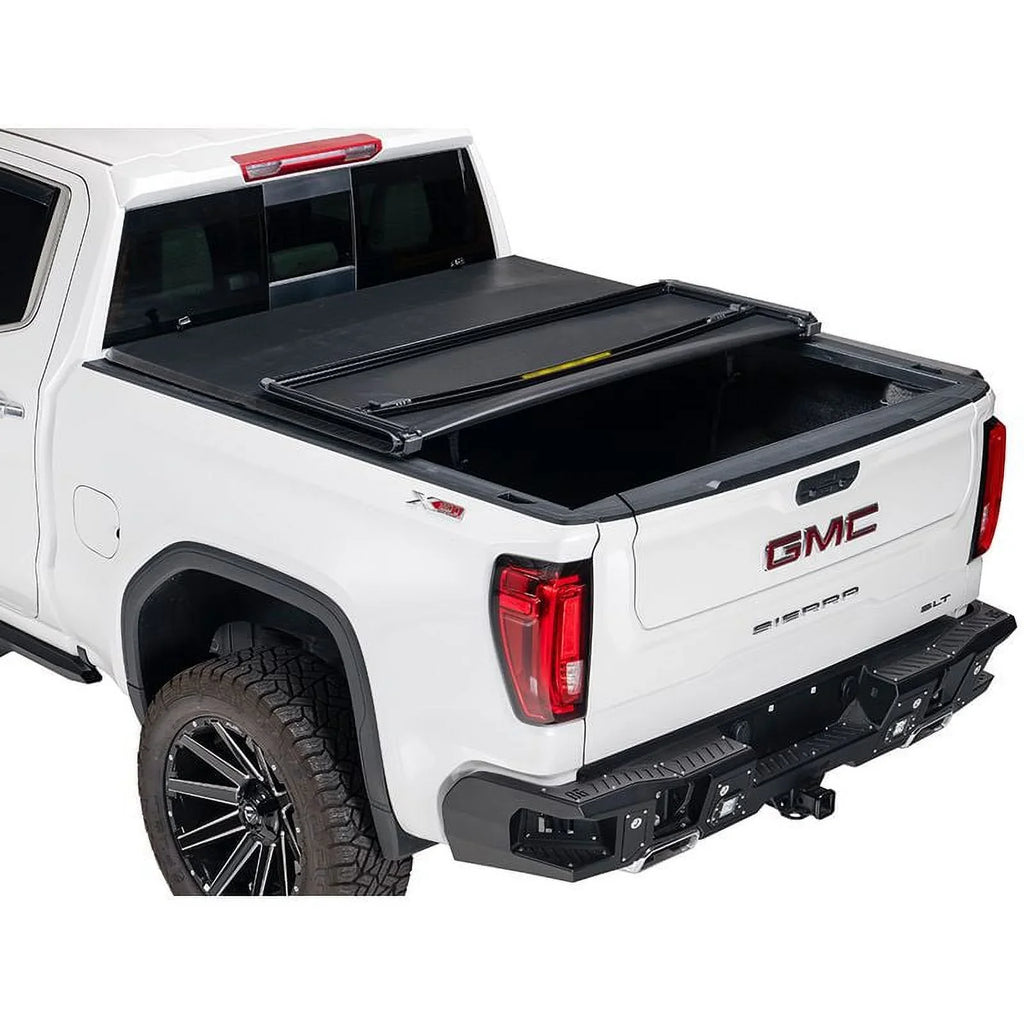 Gator by RealTruck SizeFX Tri-Fold Tonneau Cover Compatible with 2022-2024 Toyota Tundra 6'7" Bed w/ Deck Rail Sizeystem
