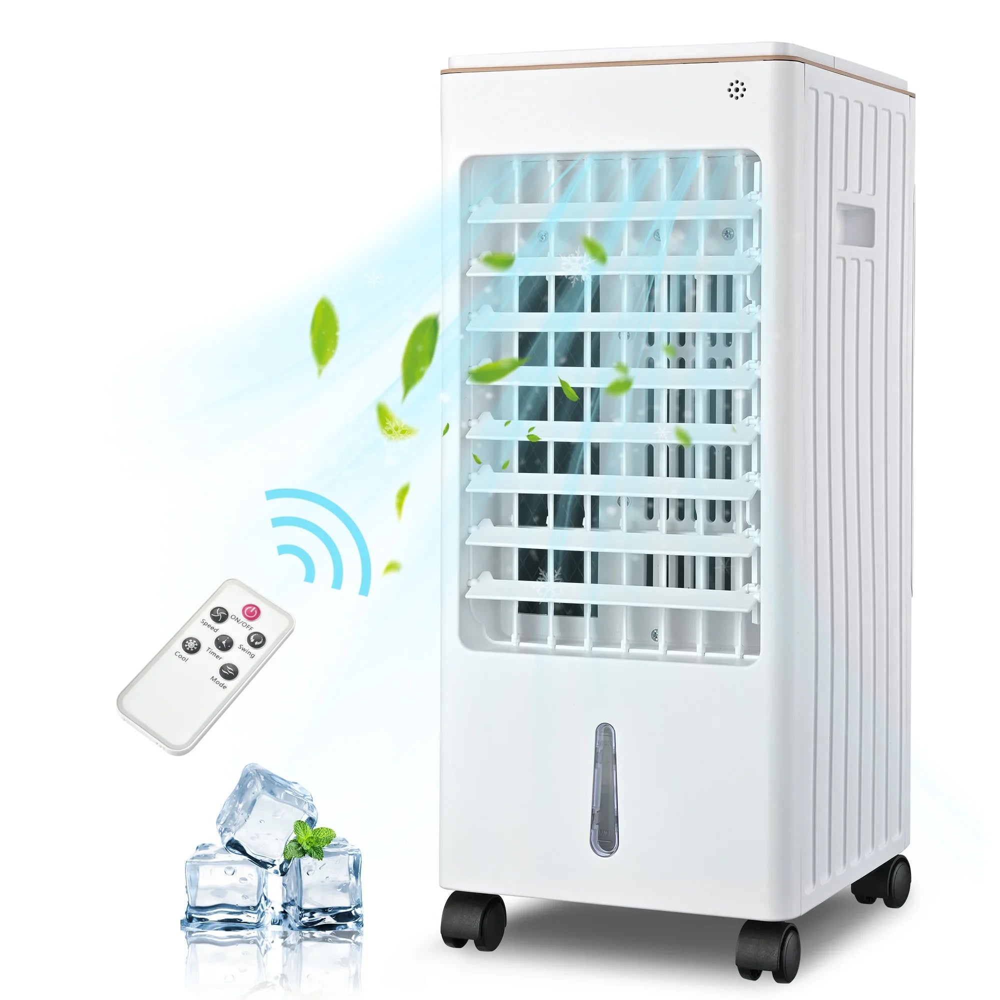 Versatile 3-in-1 Evaporative Air Cooler with Double Tanks - Sizetay Cool