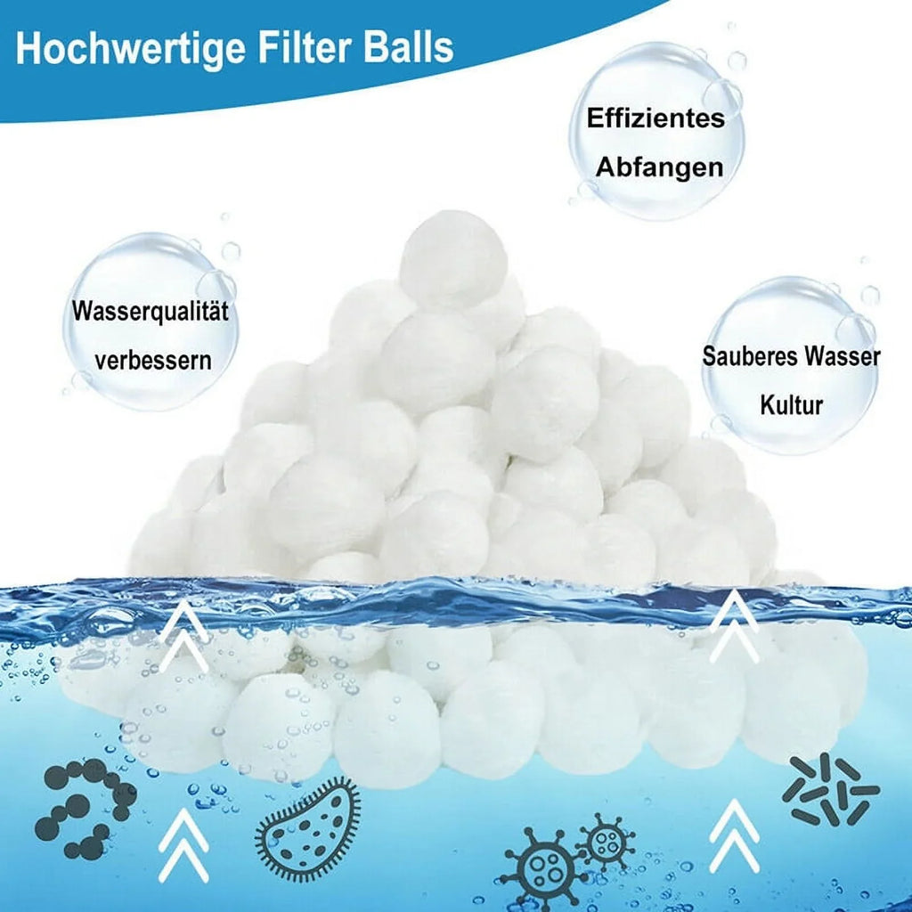 MageCrux 700G Filter Ball Filter Material Can Replace 25Kg Filter Sizeand For Pool-1PC