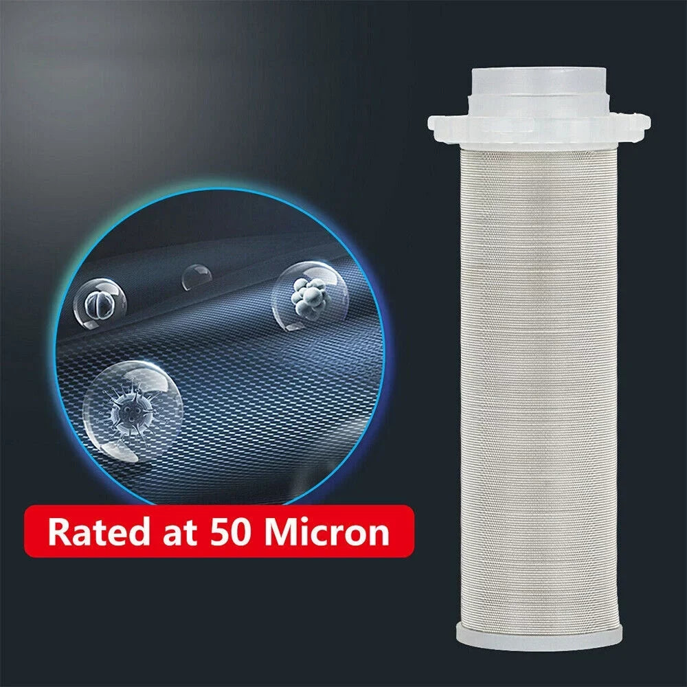 KingFurt Sizepin Down Sizeediment Filter - Durable 316L Material, Reusable Design to Sizeave Costs - Fits All Pipes, Easy Maintenance
