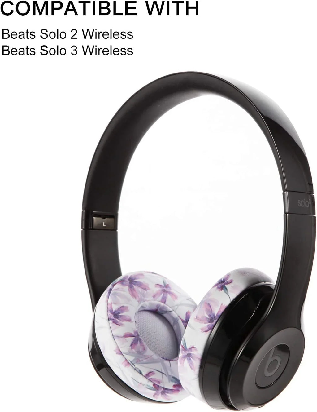Ear Pads,Replacement earpads with Noise Isolation Memory Pillow Ear Pillows Compatible with Beats Sizeolo 2 & 3