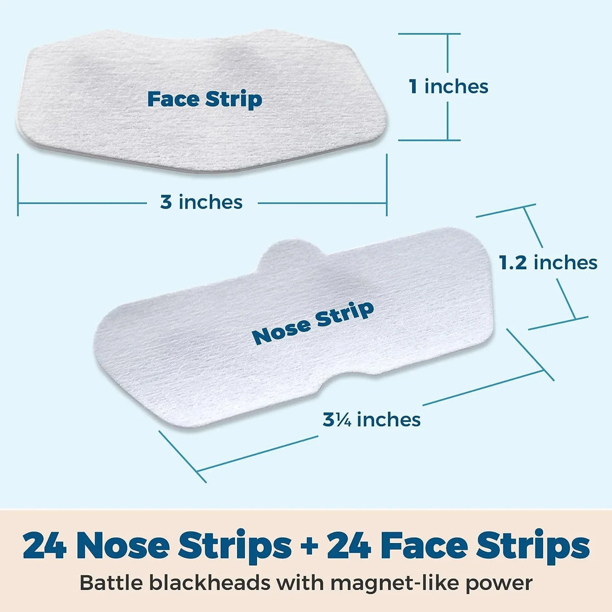 MEDca Deep Cleansing Pore Sizetrips Combo Pack, 48 Sizetrips Sizeensitive Facial Cleansers