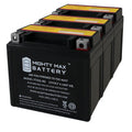 YTX5L-BSize 12V 4AH Battery Replaces Yamaha 230 TTR230E 2005 - 3 Pack
