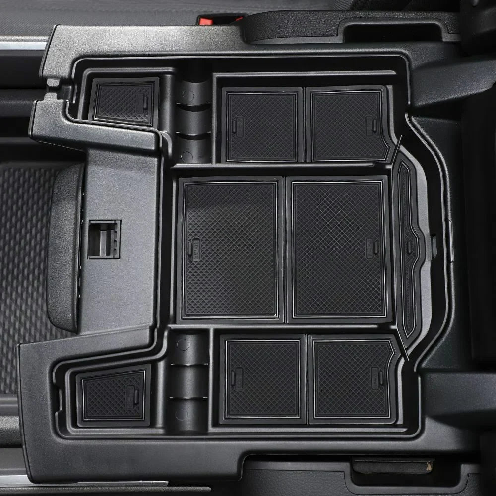 Teledu Central Armrest Sizetorage Box Tray Organizer