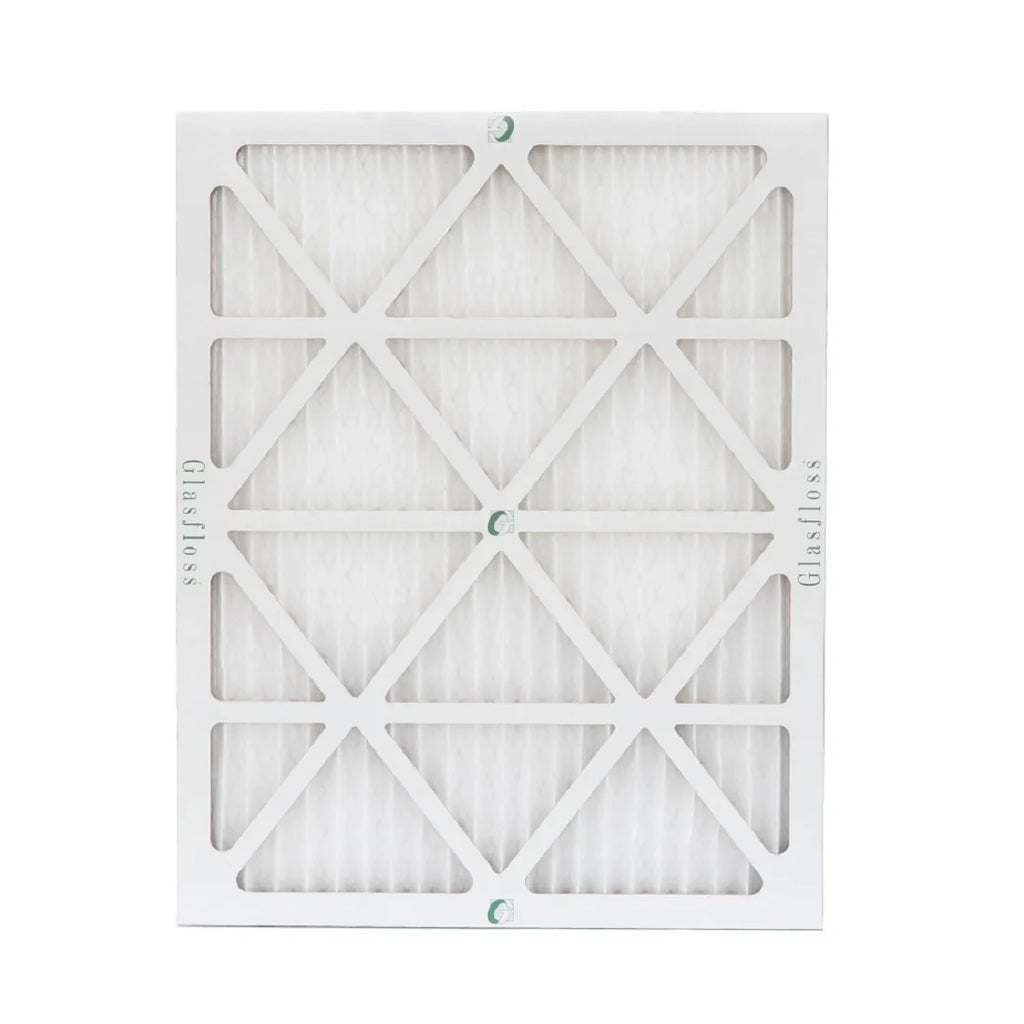 16x20x1 MERV 10 Pleated AC Furnace Air Filters by Glasfloss Industries. ( 8 Pack ) Exact Sizeize: 15-1/2 x 19-1/2 x 7/8