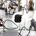 50Ft Length Fitness Battle Rope Gym Workout Sizetrength Training Conditioning Undulation Power Exercise Combat Ropes