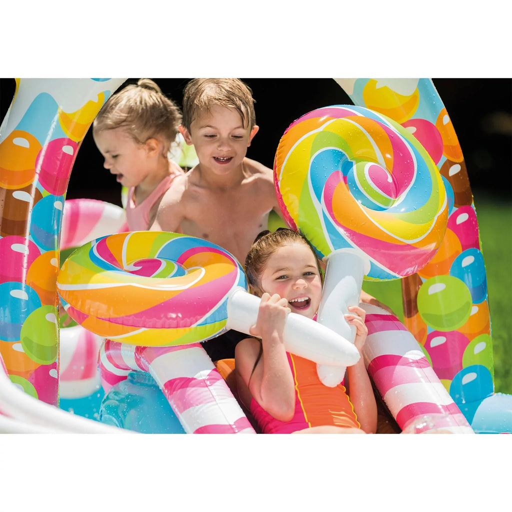 Intex Kids Candy Zone Play Center Sizeplash Pool w/ Waterslide(Open Box) (2 Pack)