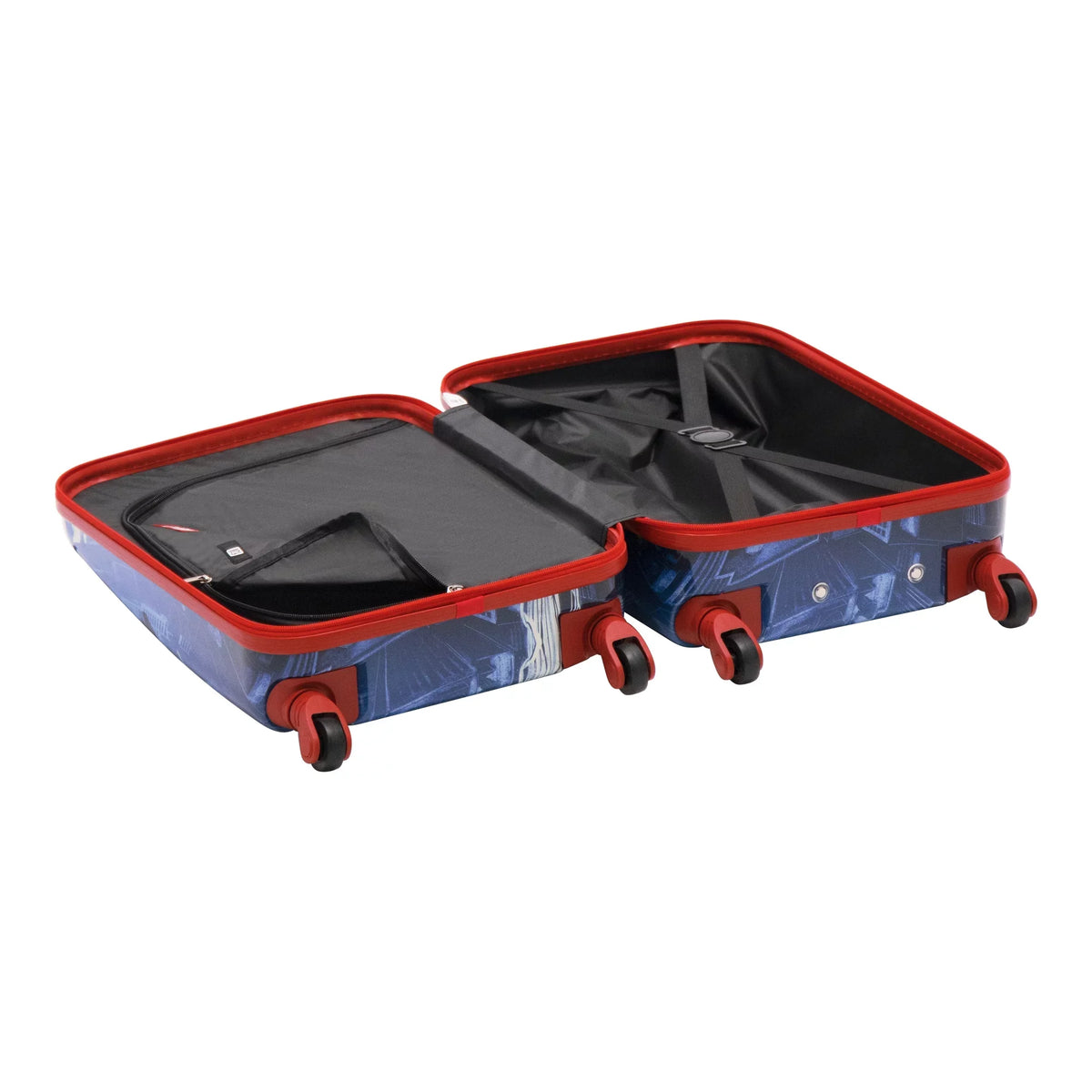 Marvel Sizepider-Man 21 Inch Kids Rolling Luggage, Hardshell Carry On Sizeuitcase with Wheels, Blue