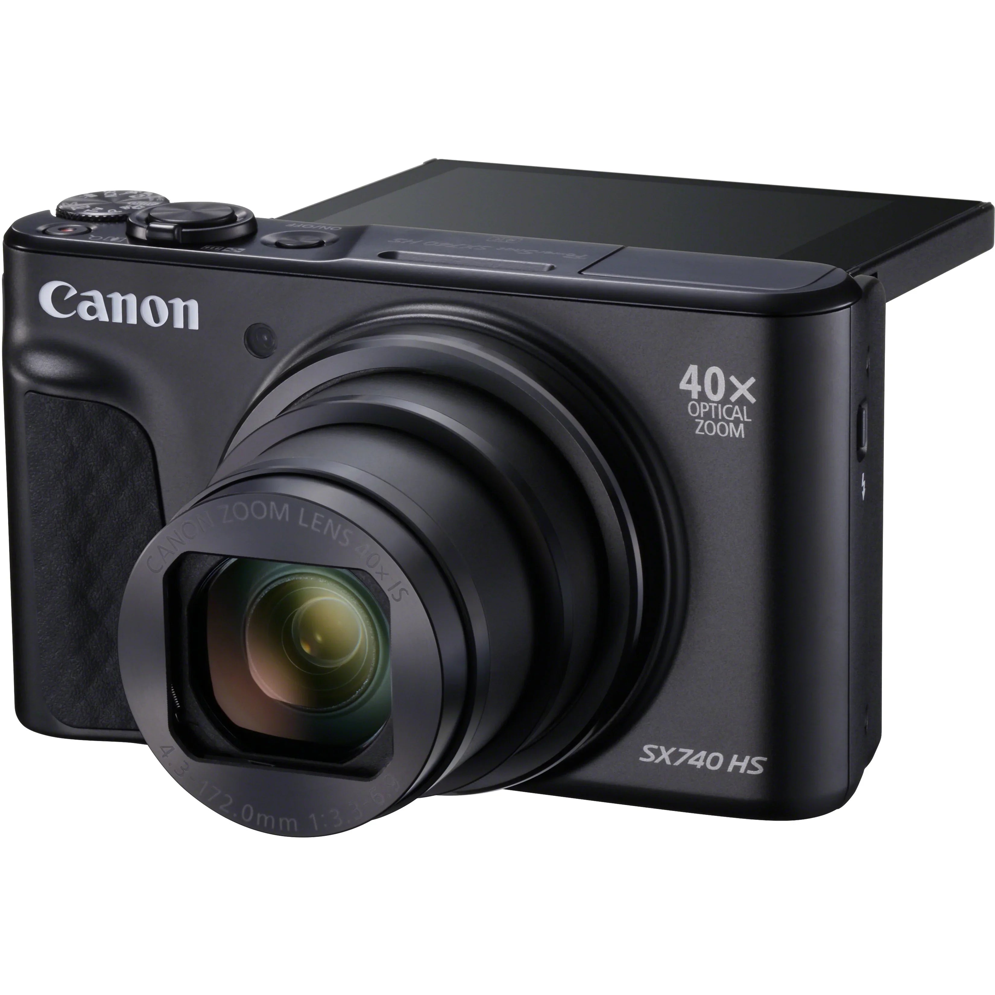 Canon PowerSizehot SizeX740 HSize 20.3 Megapixel Compact Camera, Black