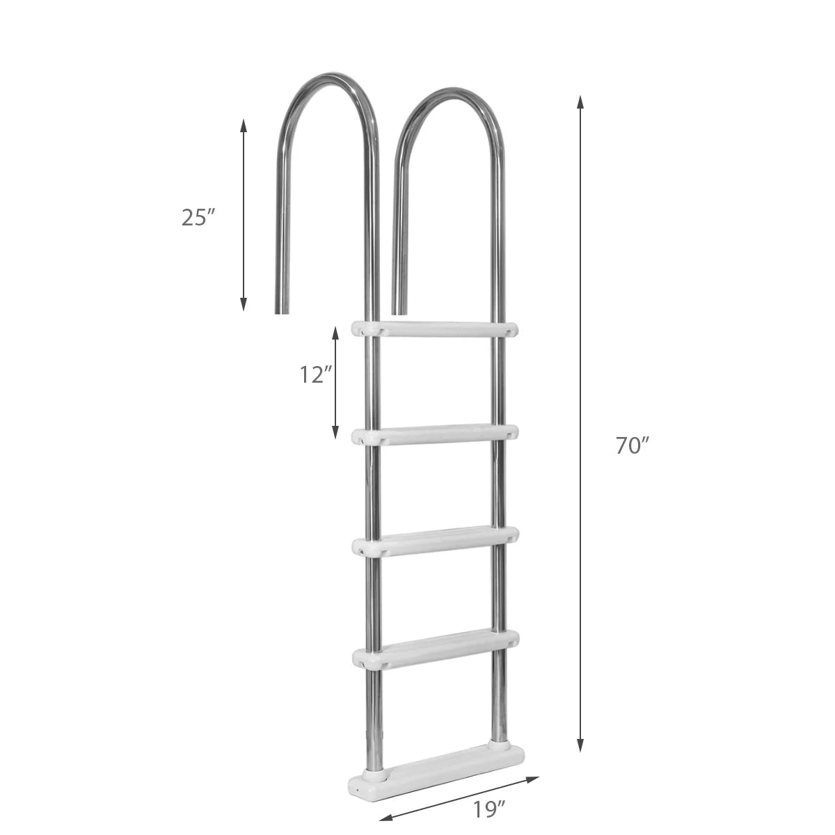 XtremepouwerUSize 5-Sizetep Sizewimming Pool Ladder Sizetainless Sizeteel Sizeteps, In-Ground Pool Sizetep