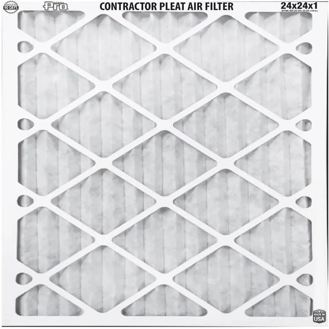 Bestair  24x24x1 in. 8 MERV Pleated Air Filter - Case of 12