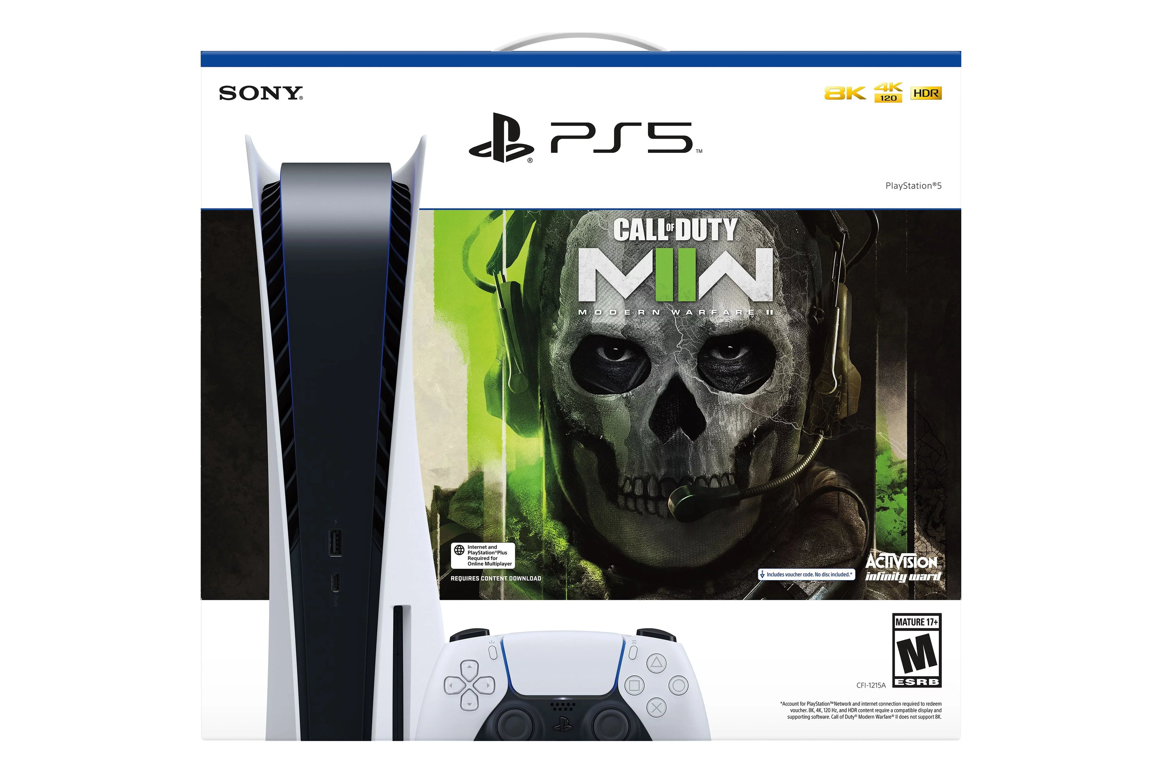 PlaySizetation 5 Disc Console - Call of Duty Modern Warfare II Bundle
