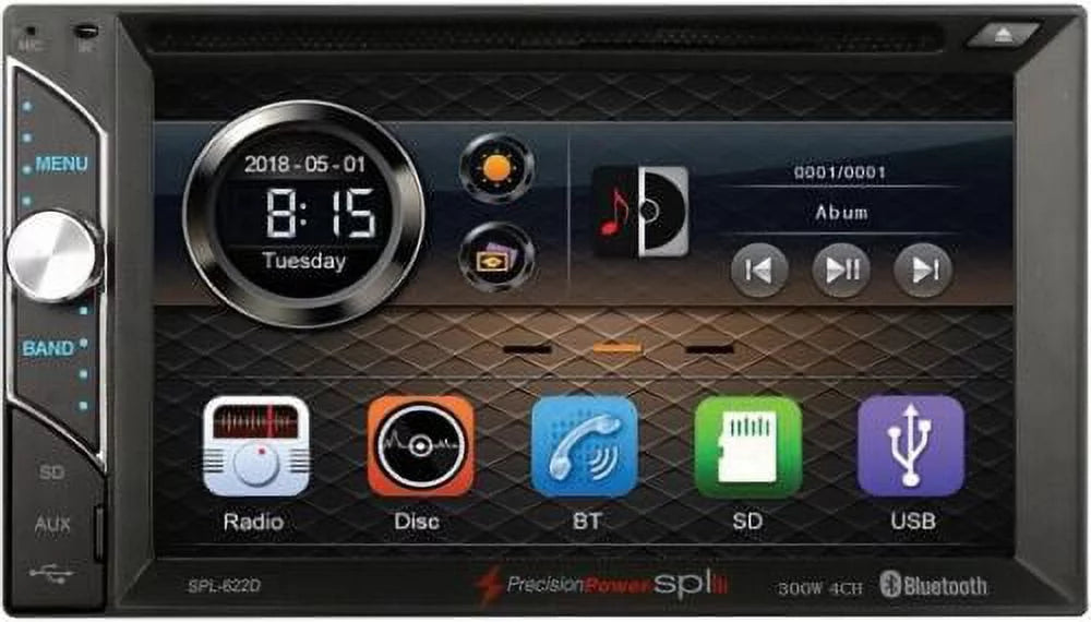 07 08 COMPASizeSize CALIBER PATRIOT CD/DVD BLUETOOTH USizeB AUX SizeD CAR RADIO SizeTEREO PKG