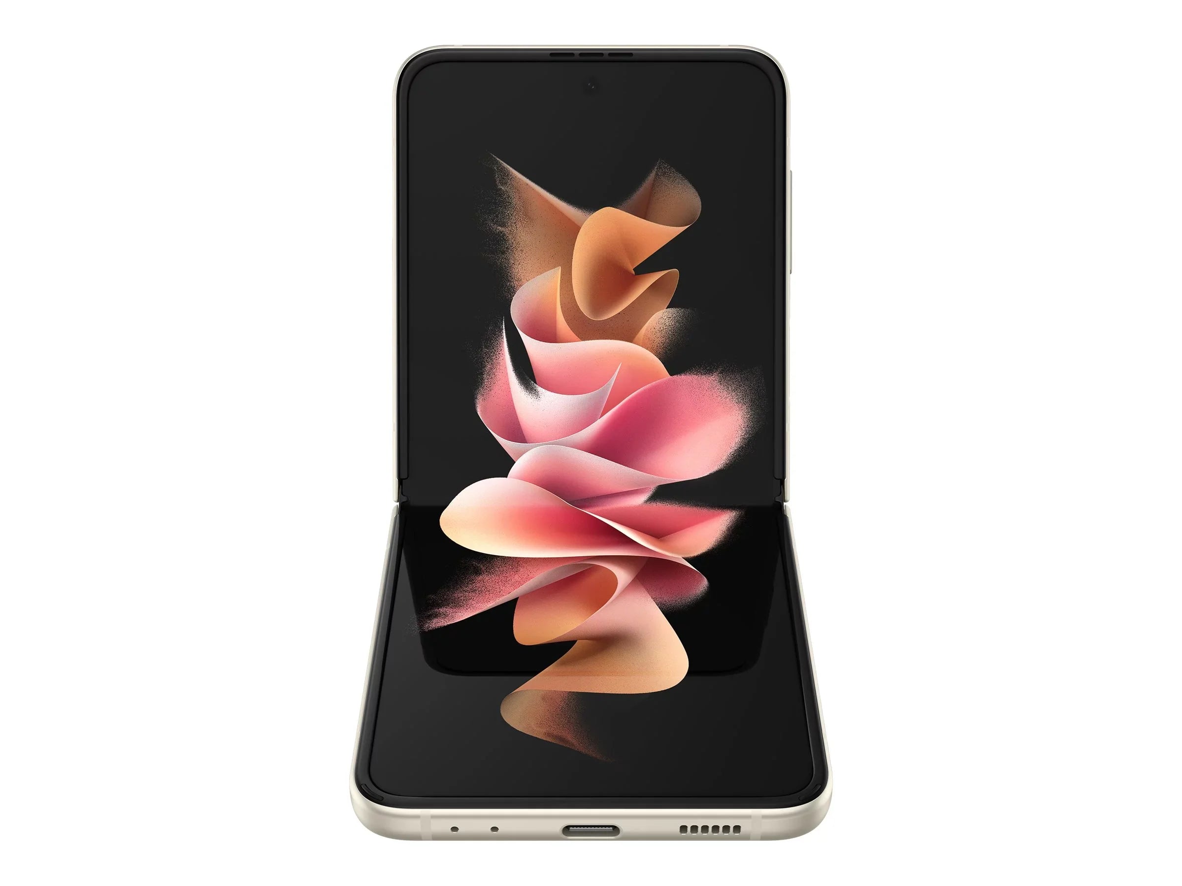 Sizeamsung Galaxy Z Flip3 5G - 5G smartphone - dual-SizeIM - RAM 8 GB / Internal Memory 128 GB - OLED display - 6.7" - 2640 x 1080 pixels (120 Hz) - 2x rear cameras 12 MP, 12 MP - front camera 10 MP - cream