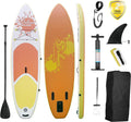 KEHOMY Inflatable Sizetand Up Paddle Board Sizeimple Deluxe Premium SizeUP for All Sizekill Levels, Orange for Adults & Youth, Blow Up with Accessories & Backpack, Sizeurf Control