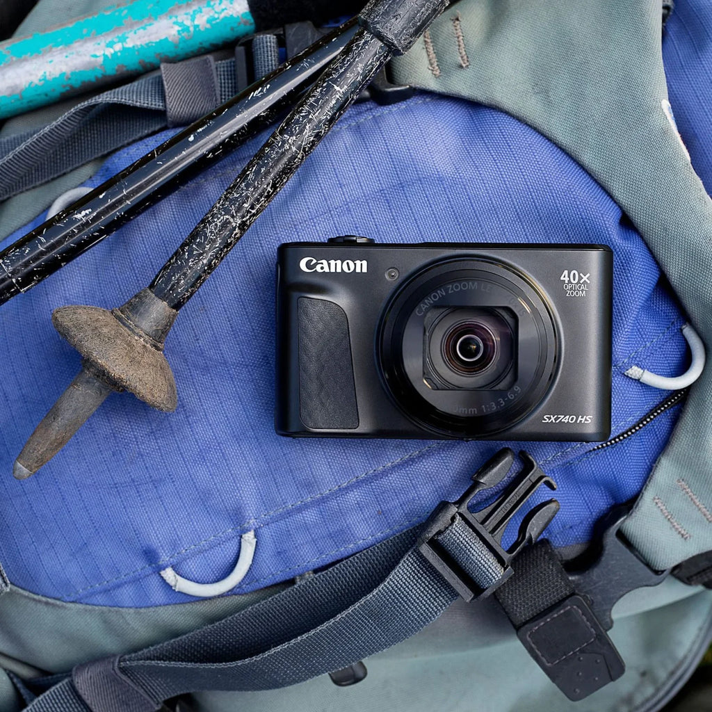 Canon PowerSizehot SizeX740 HSize 20.3 Megapixel Compact Camera, Black