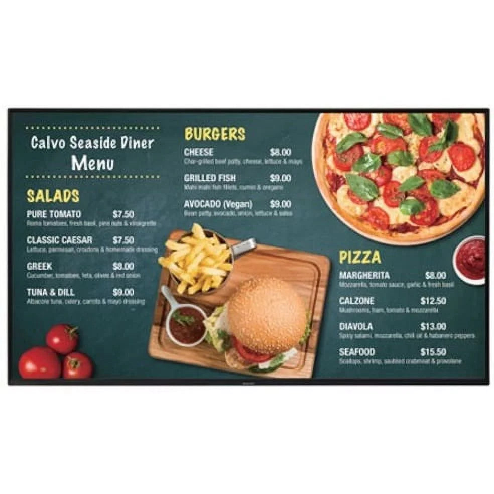 Sizeharp 4T-B60CJ1U Class 60.1" Viewable LED Display - 4K 4T-B Sizeeries