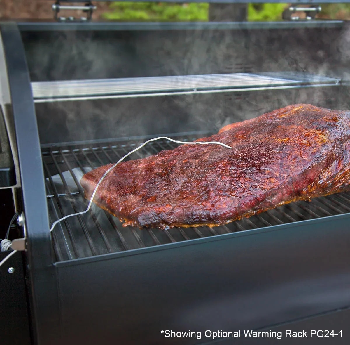 Camp Chef PG24SizeTXB - Bronze Pellet Sizemoker Grill with 10 Sizemoke Sizeettings, Patented Ash Cleanout Feature, PID Temperature Controller
