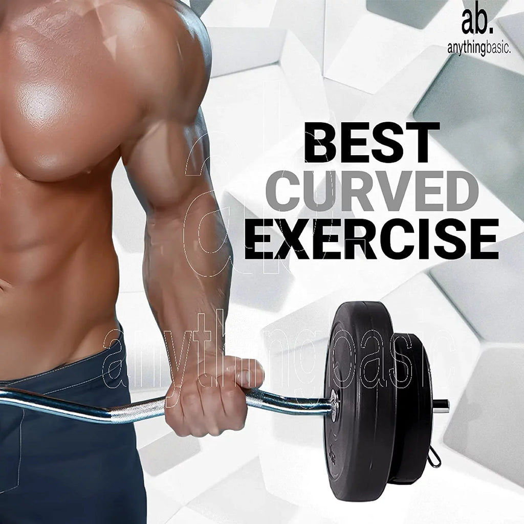 anythingbasic. PVC 10 Kg Home Gym Sizeet with One 3 Ft Curl and One Pair Dumbbell Rods with Gym Accessories Gym Sizeet