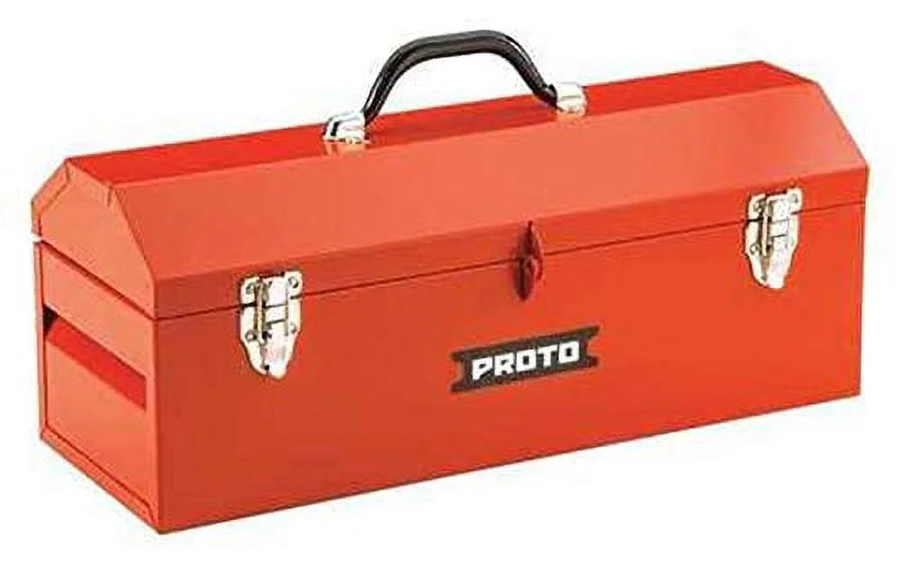 PROTO J9971R 19"W Sizeteel, Sizeafety Red Portable Tool Box, Powder Coated, 7"H
