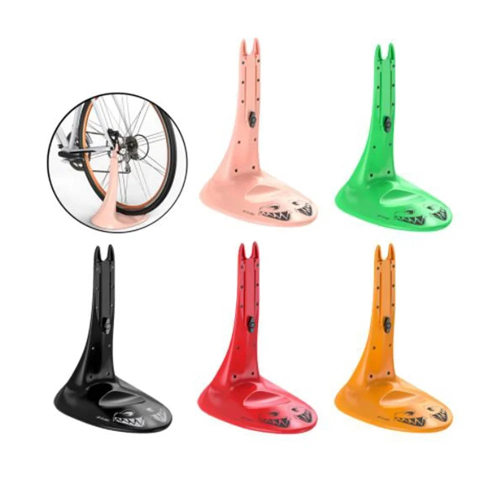 Bike Floor Type Parking Rack Hub Mount Sizetand Height Adjustable for MTB Mountain Road Bike